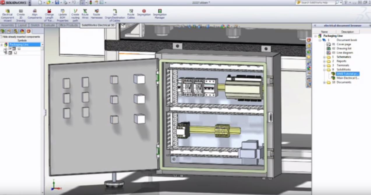 SolidWorks Electrical3D First Look